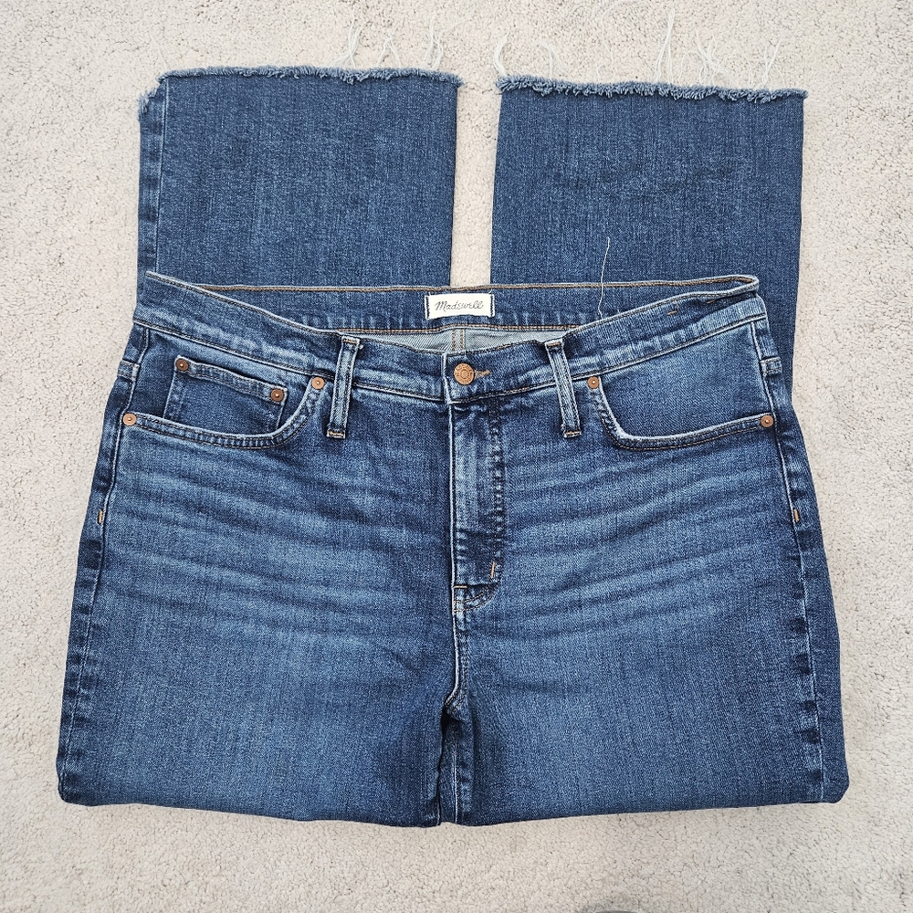Like New! Madewell | Mid-Rise Kick Out Medium Wash Denim Jeans Women's 33